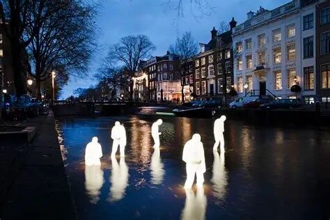 Kerstsfeer en Light Festival